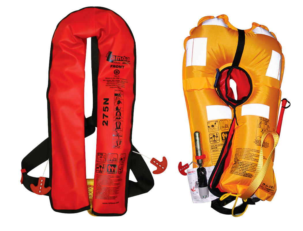 Lalizas Lamda oppustelig redningsvest SOLAS 275N