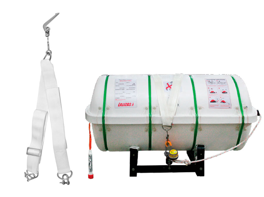 Lalizas Lashing with Hook for Liferafts 6-35 pers