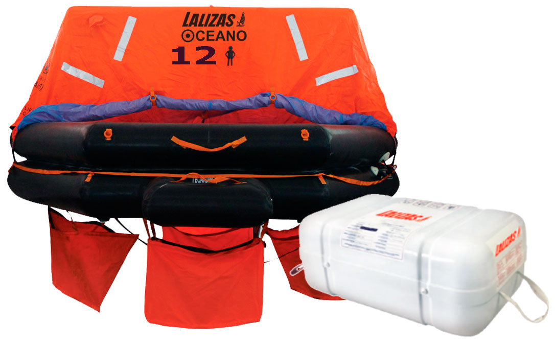 Lalizas redningsfl�de SOLAS TOB 12 personer (A) FP