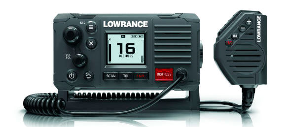 Lowrance Link-6S VHF med m. GPS, DSC Sort NMEA0183