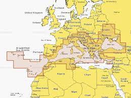 Navionics NAEU643L - M.-hav, Canariske er og Azo