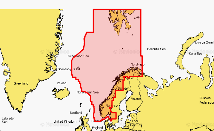 Navionics PLUS 49XG - hele Norge