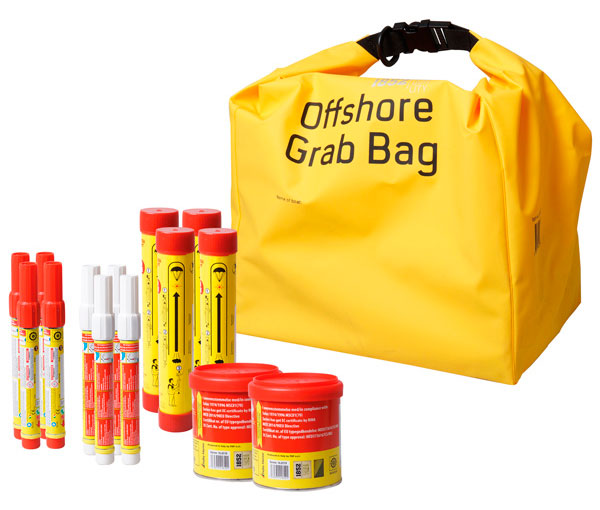 N�dsignaler i vandt�t taske - 1852 ior-s�t