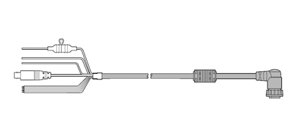Raymarine vinkel strømkabel, muilti ben