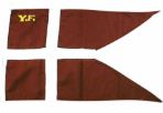Yachtflag, trykt - 42x80 cm.