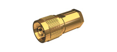 Male N connector for RG8U and RG213 cable