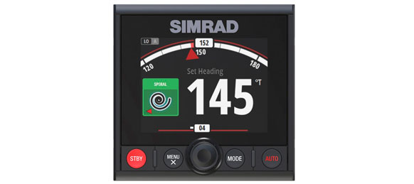 Simrad ap44 autopilot controller display