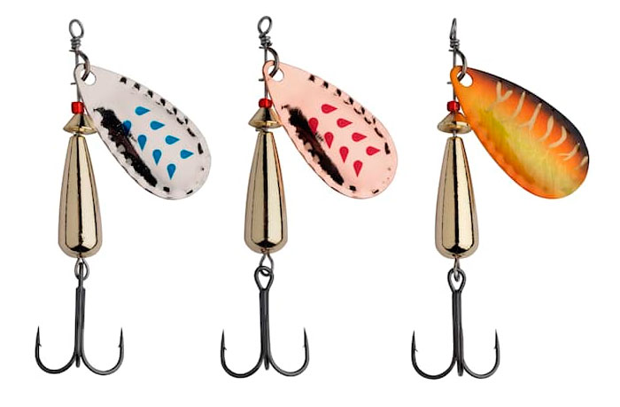 Abu Droppen spinner 8 gram 3 stk. pakke