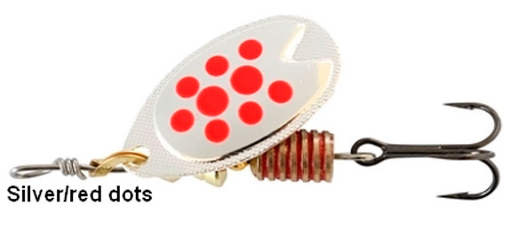 Abu Fast Attack spinner 10 gram Red Dots