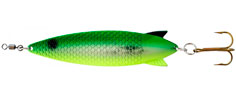 Toby Salmo trollingblink 30 gram Green/YE