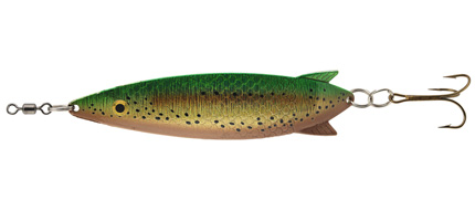 Toby Salmo trollingblink 30 gram Grn glitter