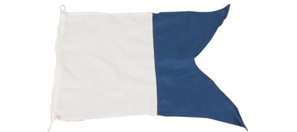 Signalflag (dykkerflag A)