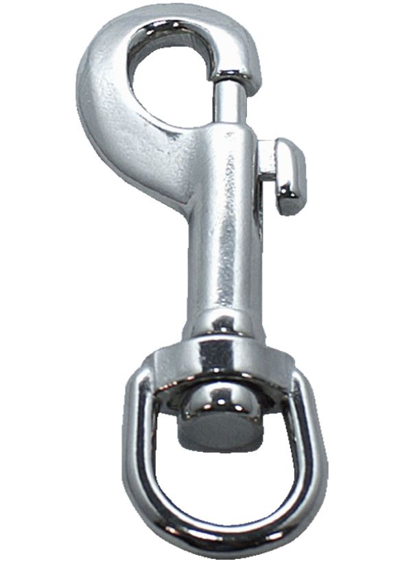 Karabinhage rustfri m/svirvel "225S  80mm