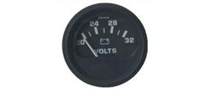 Voltmeter sort 20-32 V