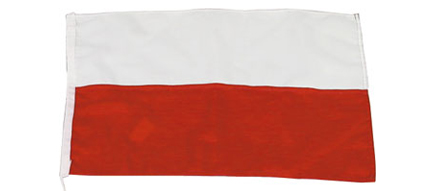 Gste flag Polen 30x45 cm
