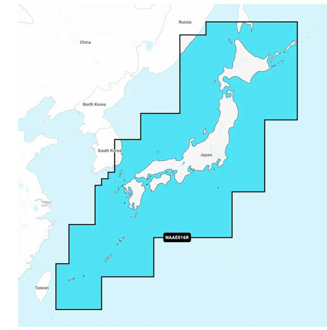 Navionics+ NAAE016R, Japan