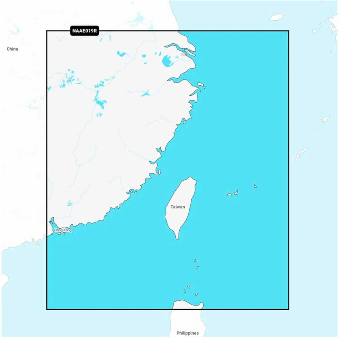 Navionics+ NAAE019R, Taiwan