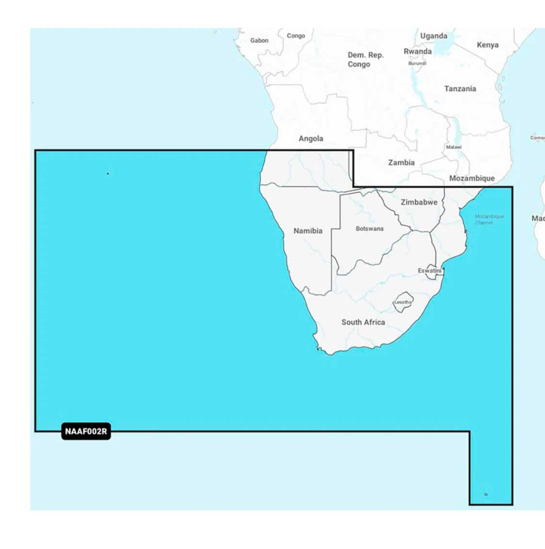 Navionics+ NAAF002R, Africa, South