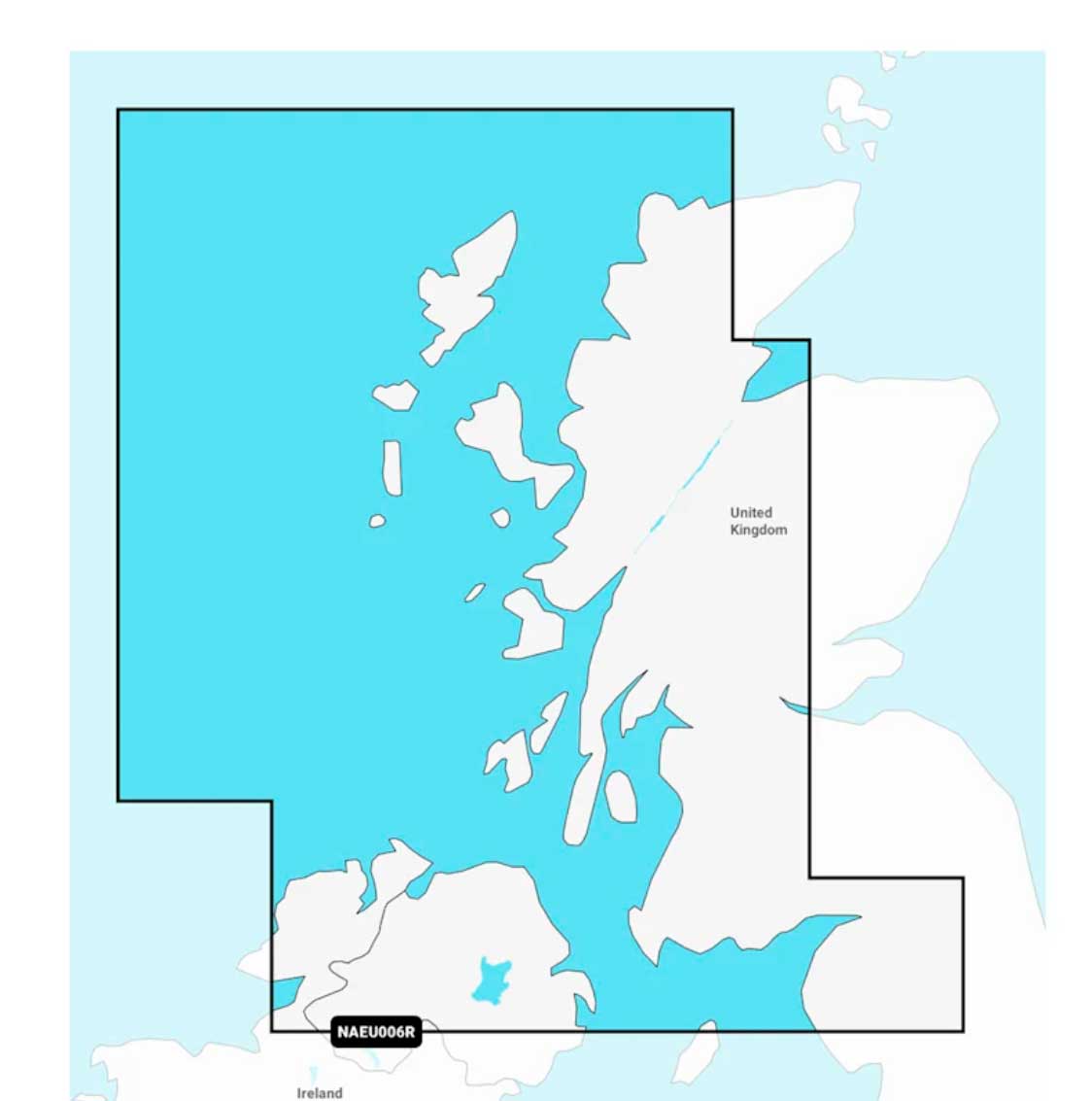 Navionics+ NAEU006R, Scotland, West Coast