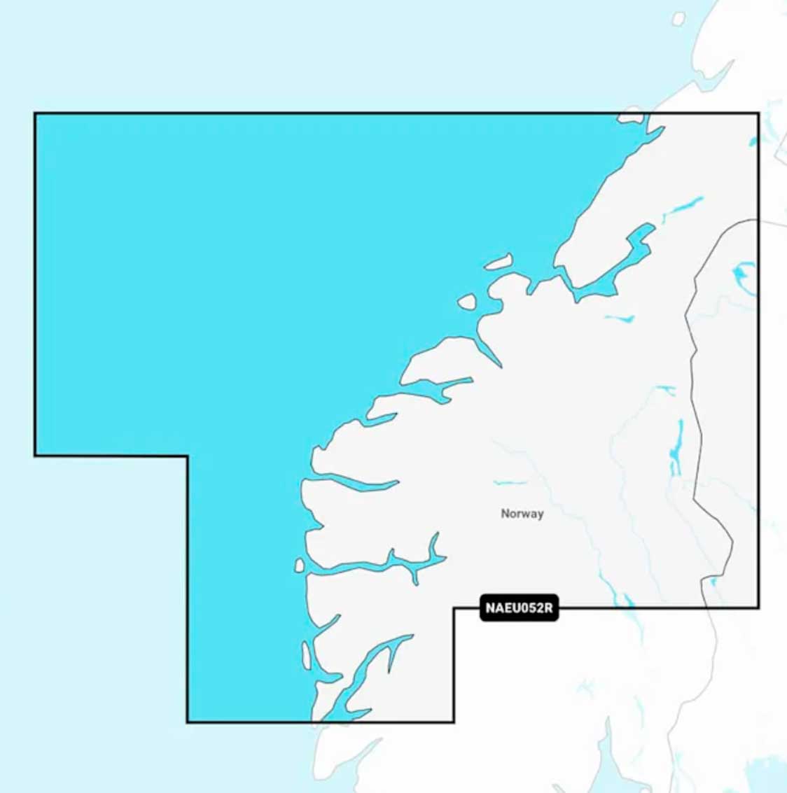 Navionics+ NAEU052R, Norway, Sognefjord- Svesfjord