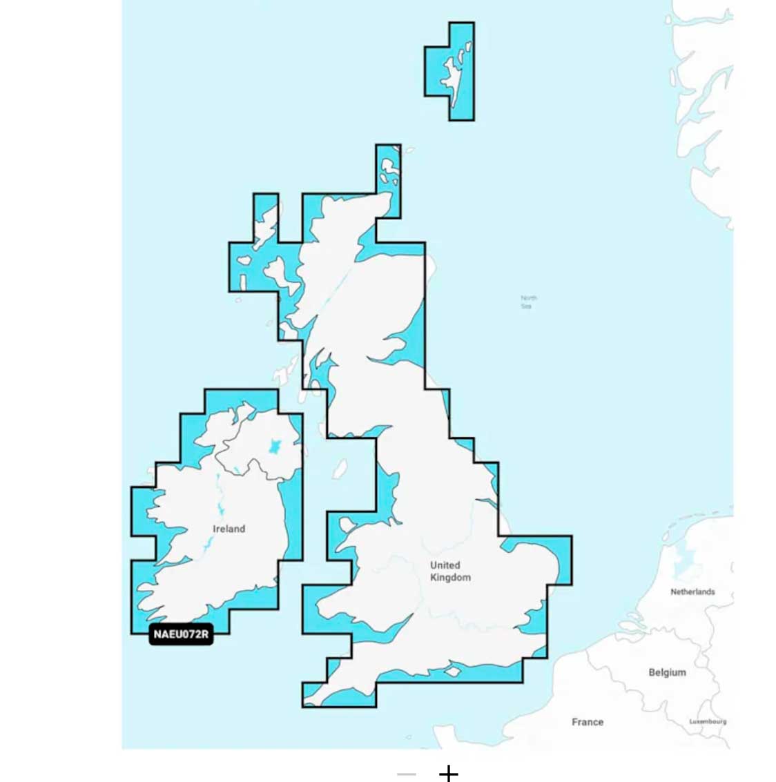 Navionics+ NAEU072R, U.K. & Ireland Lakes & Rivers
