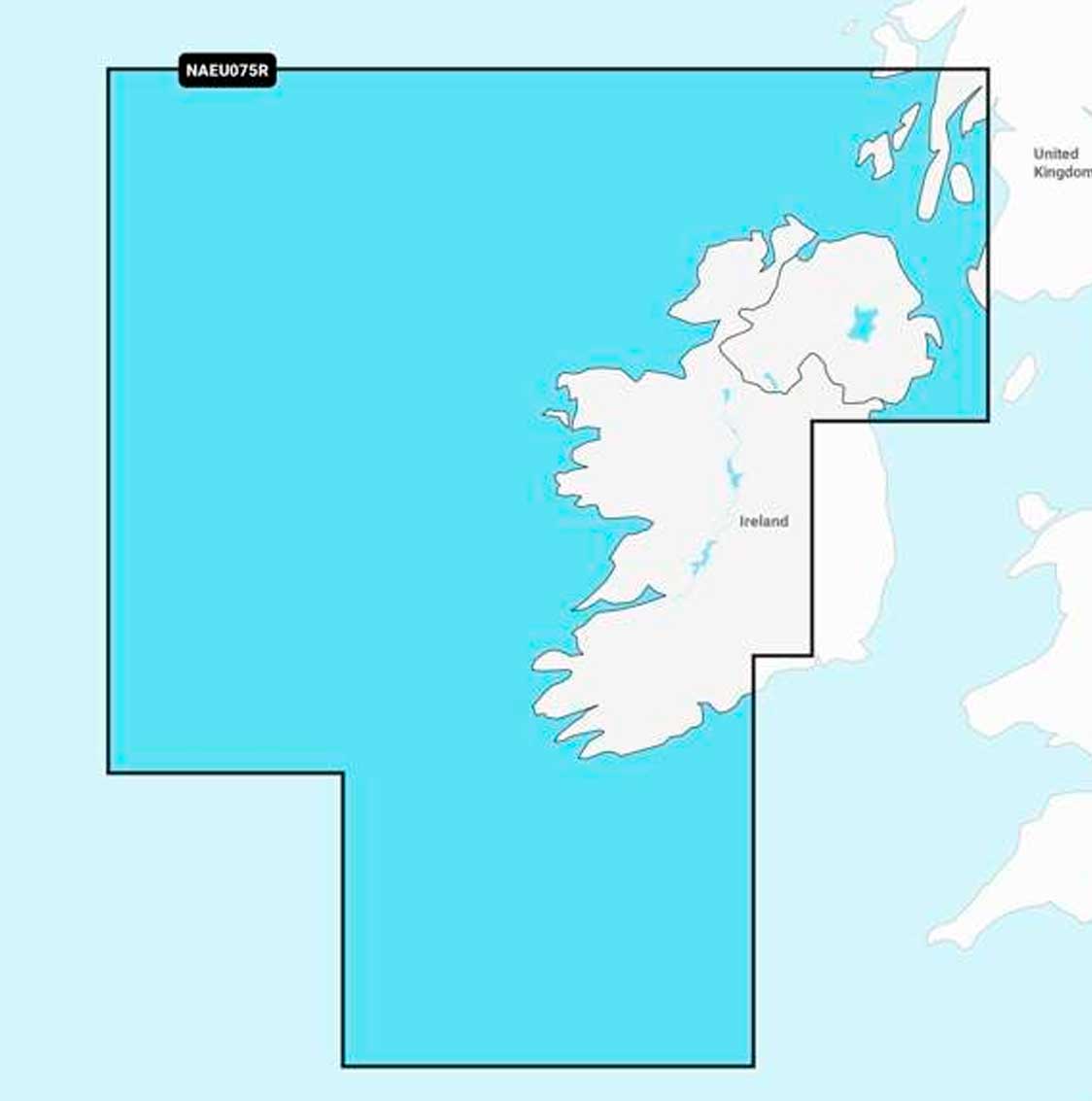 Navionics+ NAEU075R, Ireland, West Coast