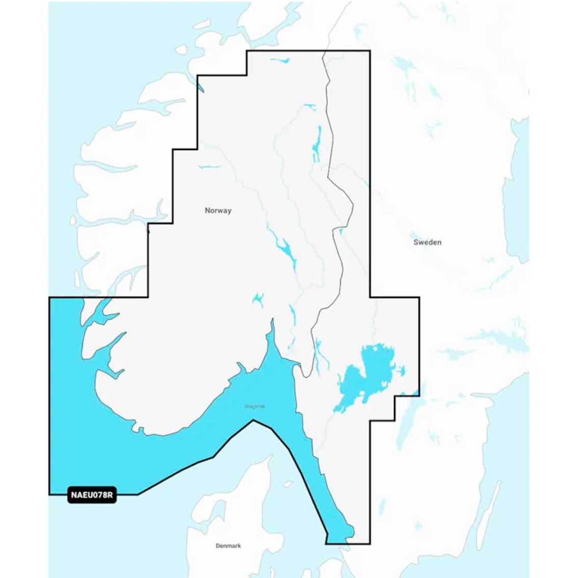 Navionics+ NAEU078R, Oslo, Skagerrak & Haugesund
