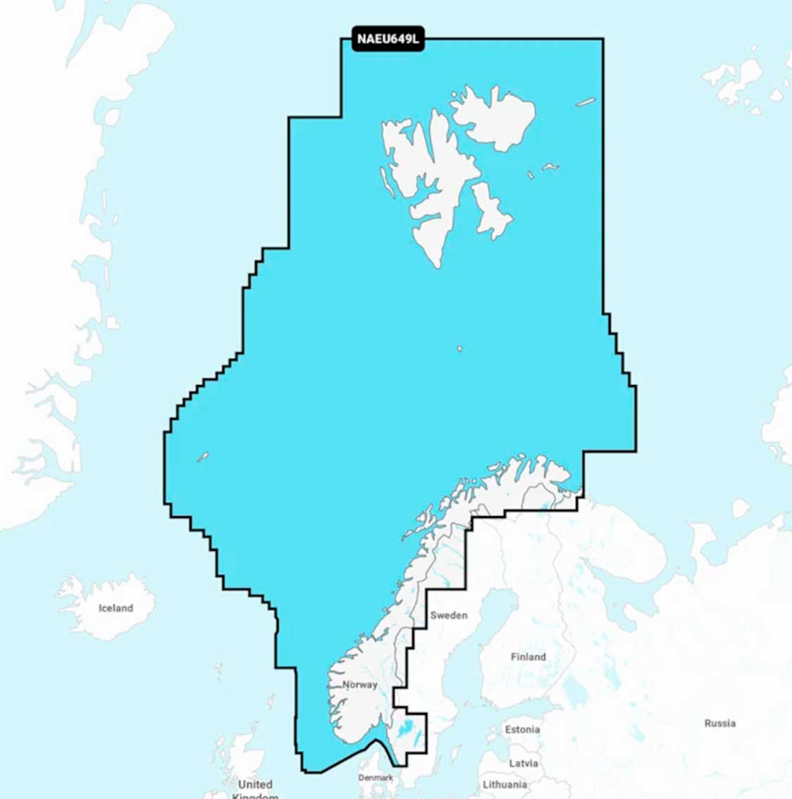 Navionics+ NAEU649L, Norway