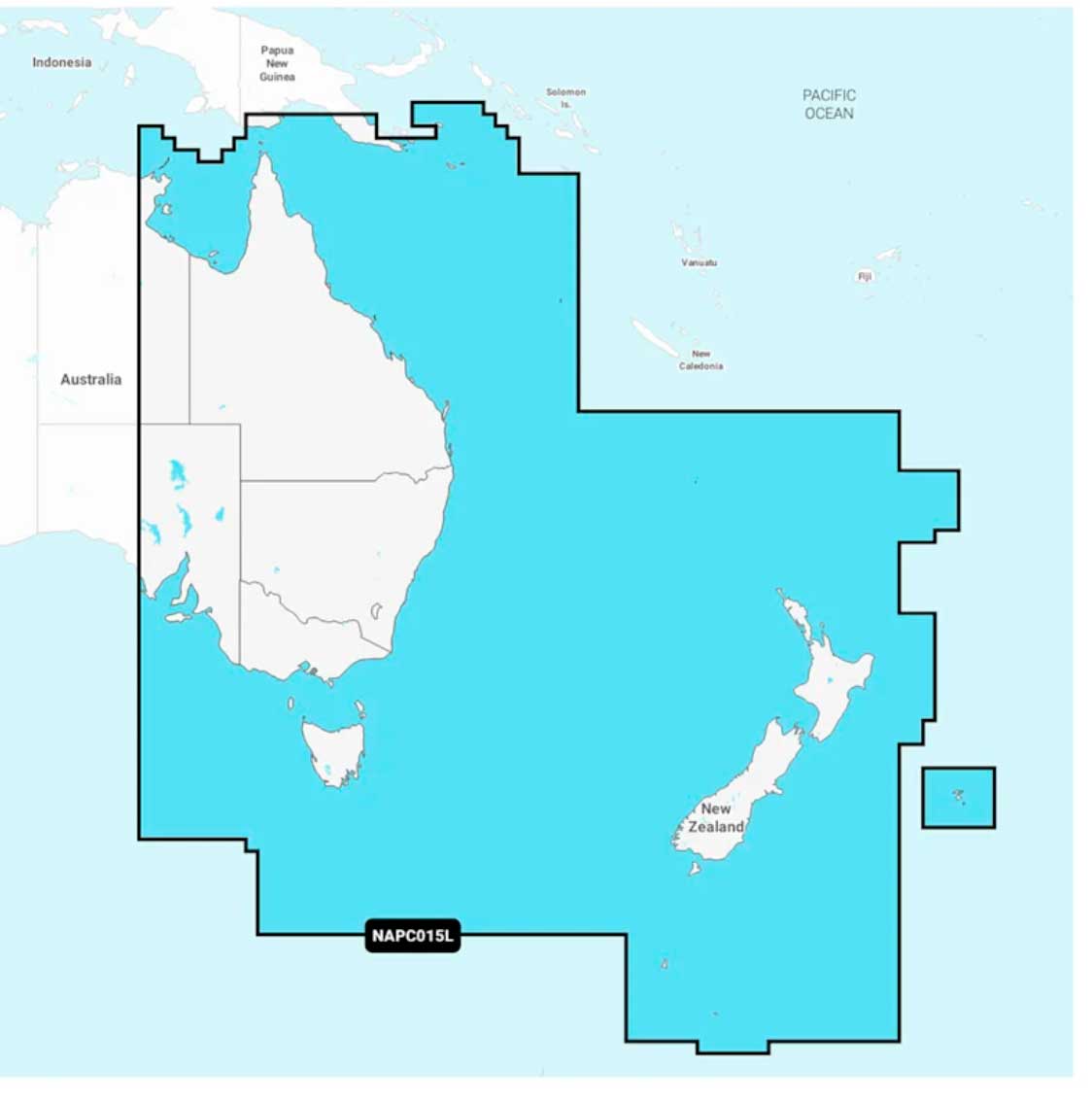 Navionics+ NAPC015L, Australia, to New Zealand