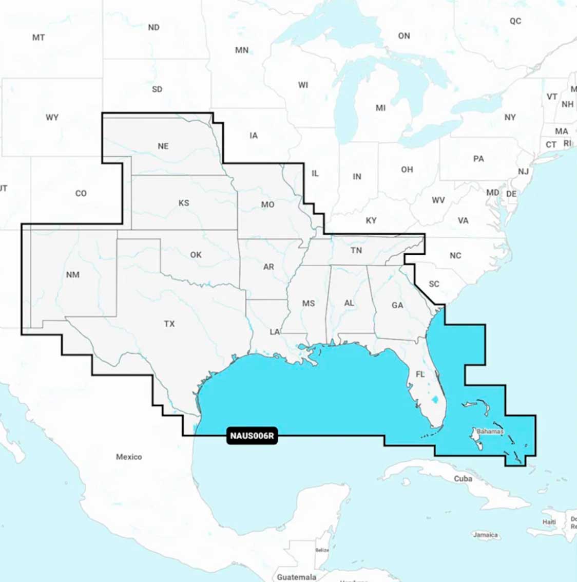 Navionics+ NAUS006R, U.S. South