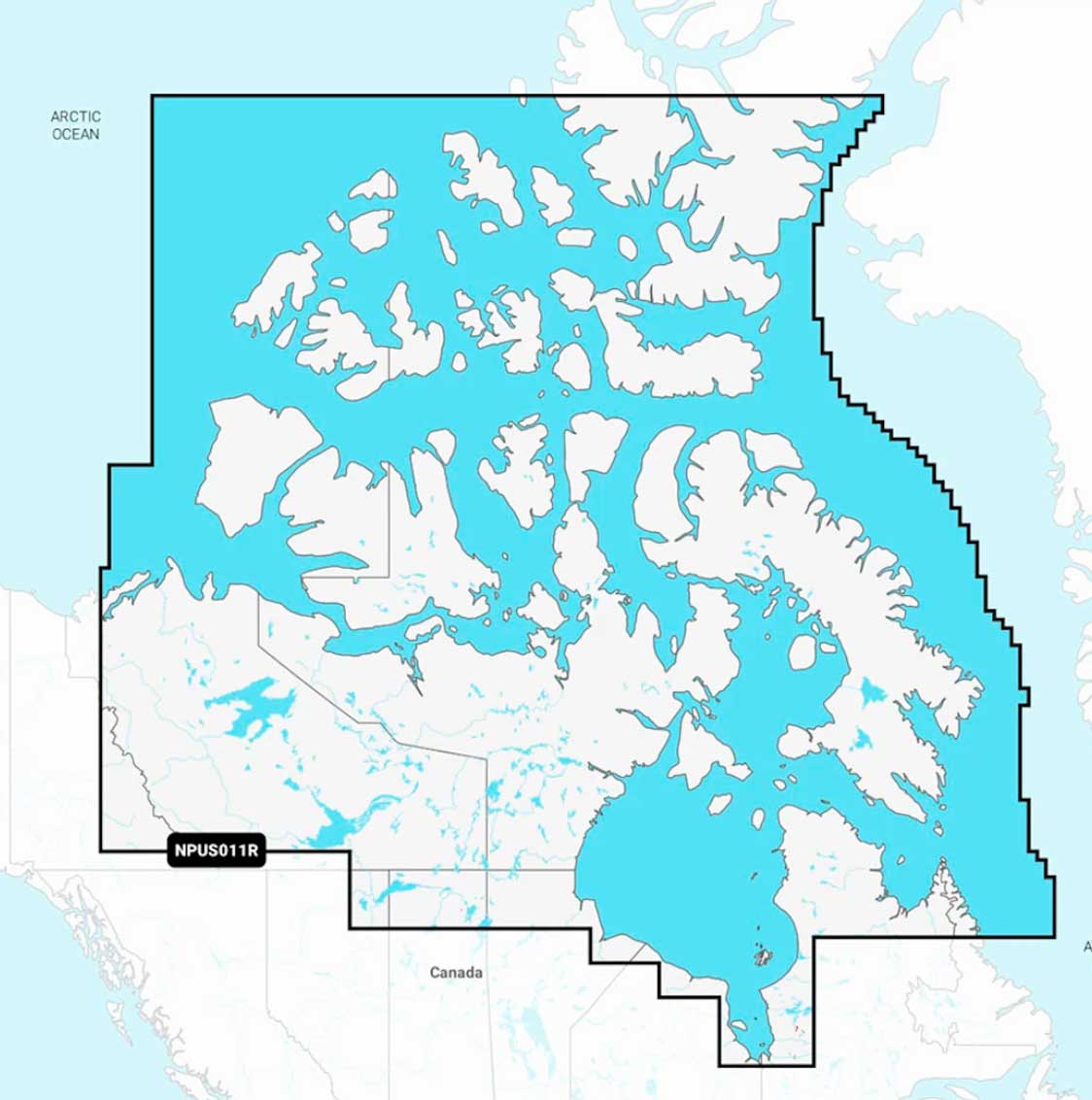 Navionics+ NAUS011R, Canada North