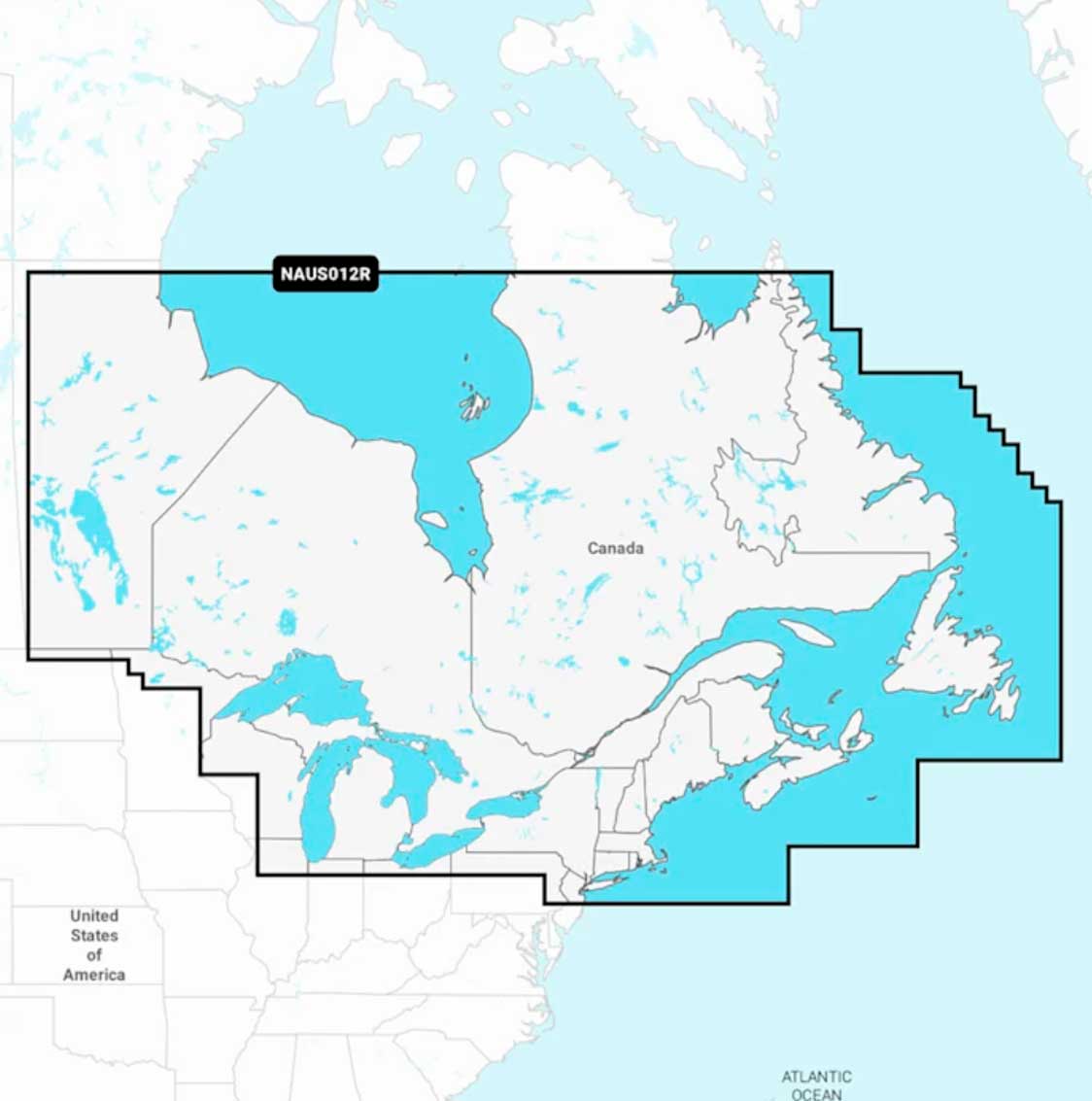 Navionics+ NAUS012R, Canada, East & Great Lakes