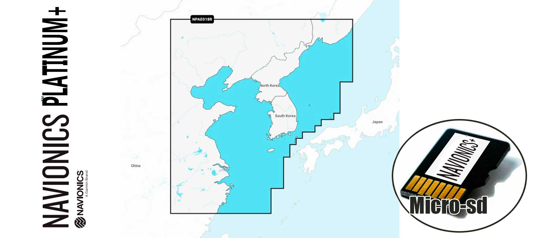 Navionics Platinum+ NPAE018R, Yellow Sea