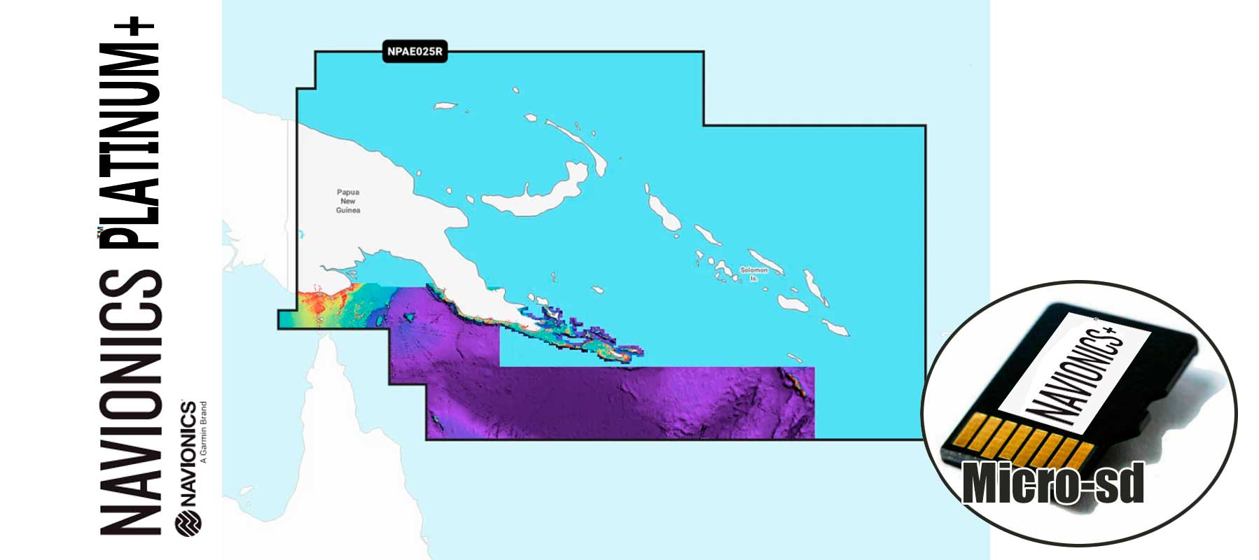 Navionics Platinum+ NPAE025R, Papua New Guinea Sol