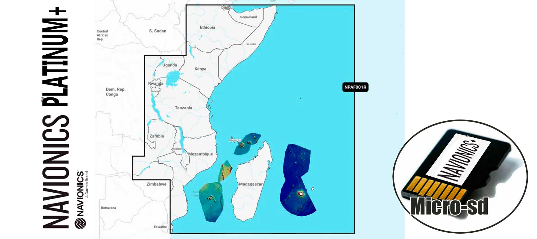 Navionics Platinum+ NPAF001R, Africa, East	