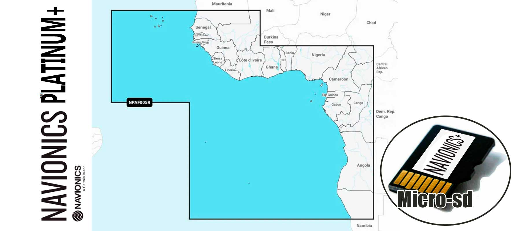 Navionics Platinum+ NPAF005R, Africa, Northwest
