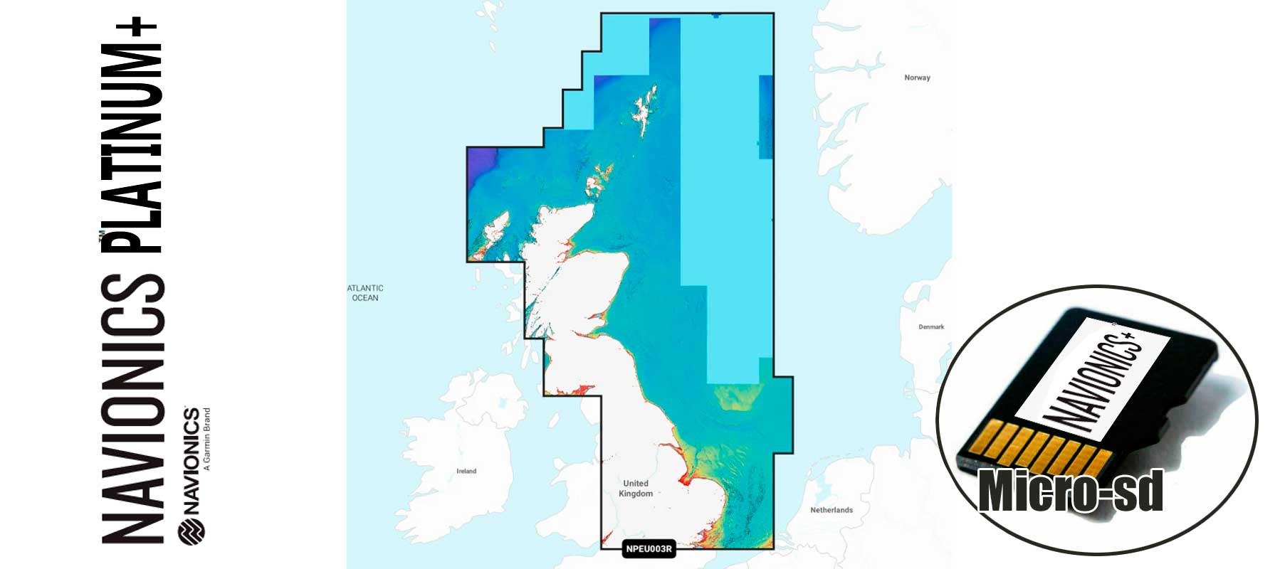 Navionics Platinum+ NPEU003R, Great Britain, North