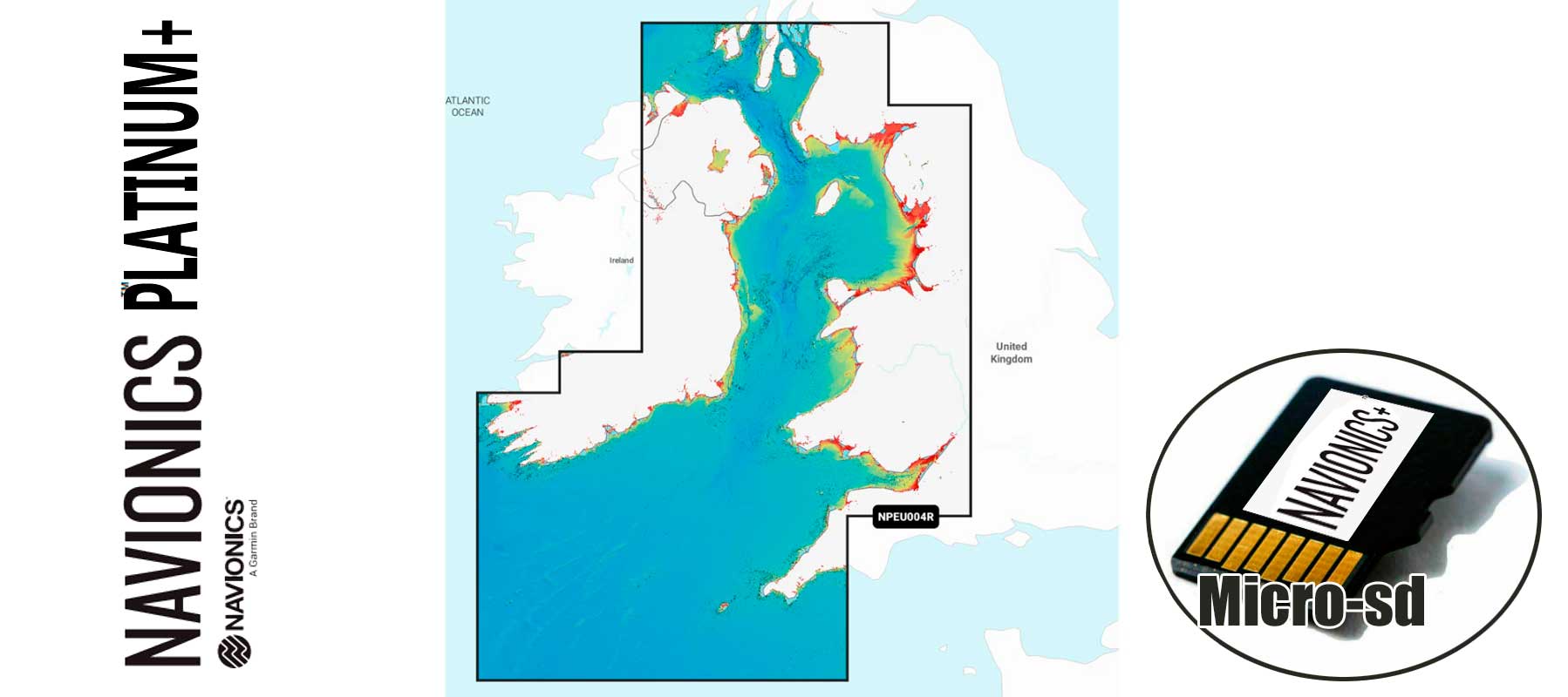 Navionics Platinum+ NPEU004R, Irish Sea