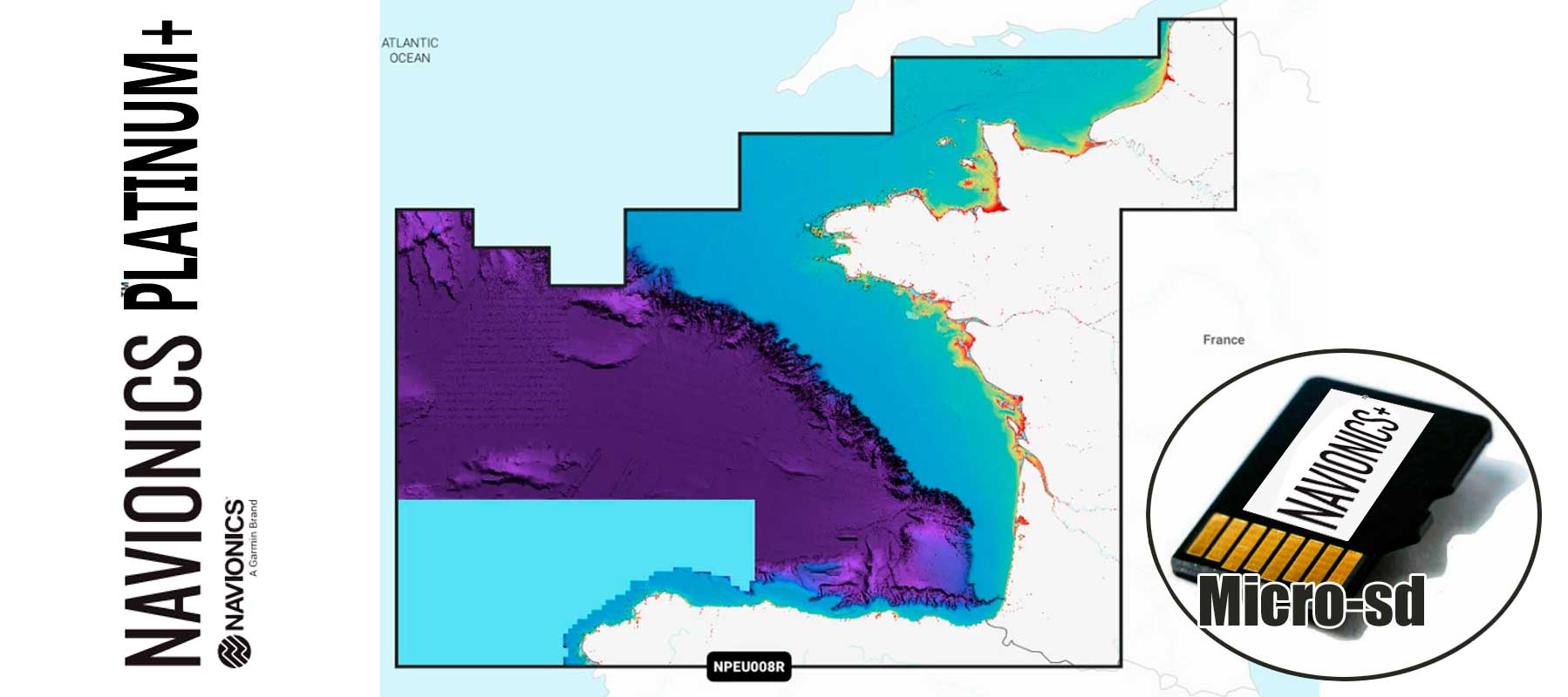 Navionics Platinum+ NPEU008R, Bay of Biscay