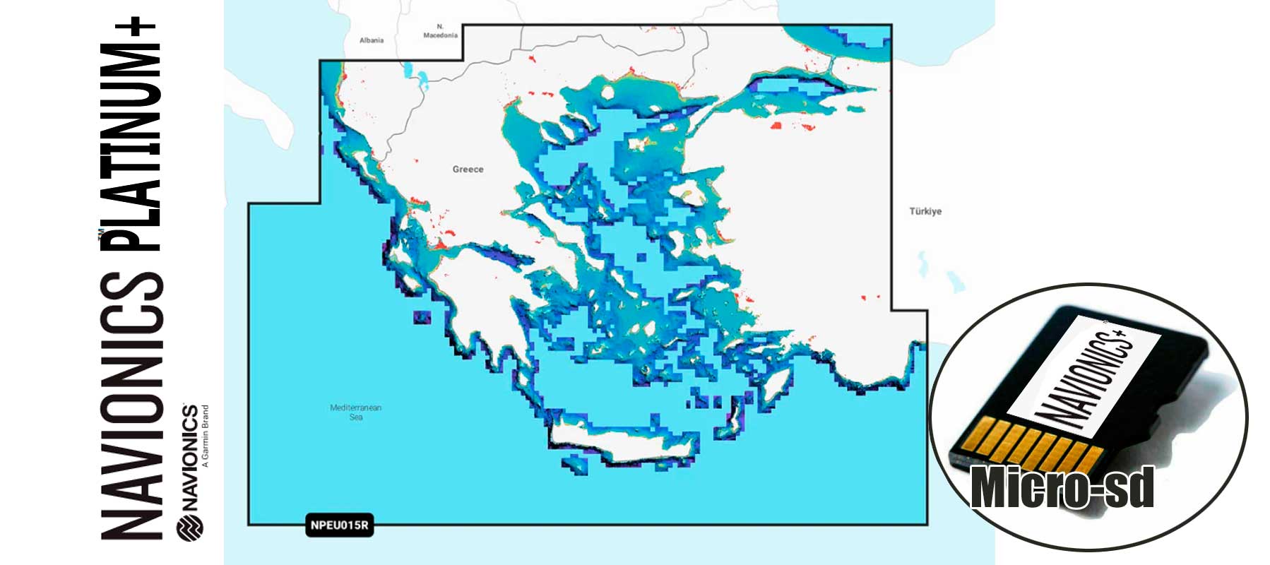 Navionics Platinum+ NPEU015R, Aegean Sea, Marmara