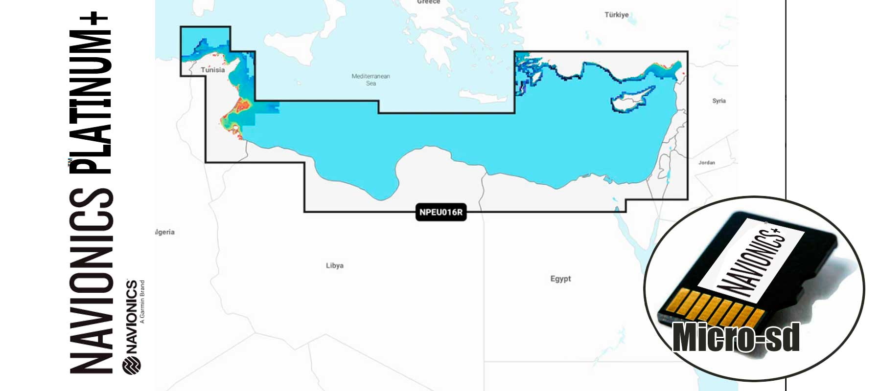 Navionics Platinum+ NPEU016R, Mediterranean Sea, S