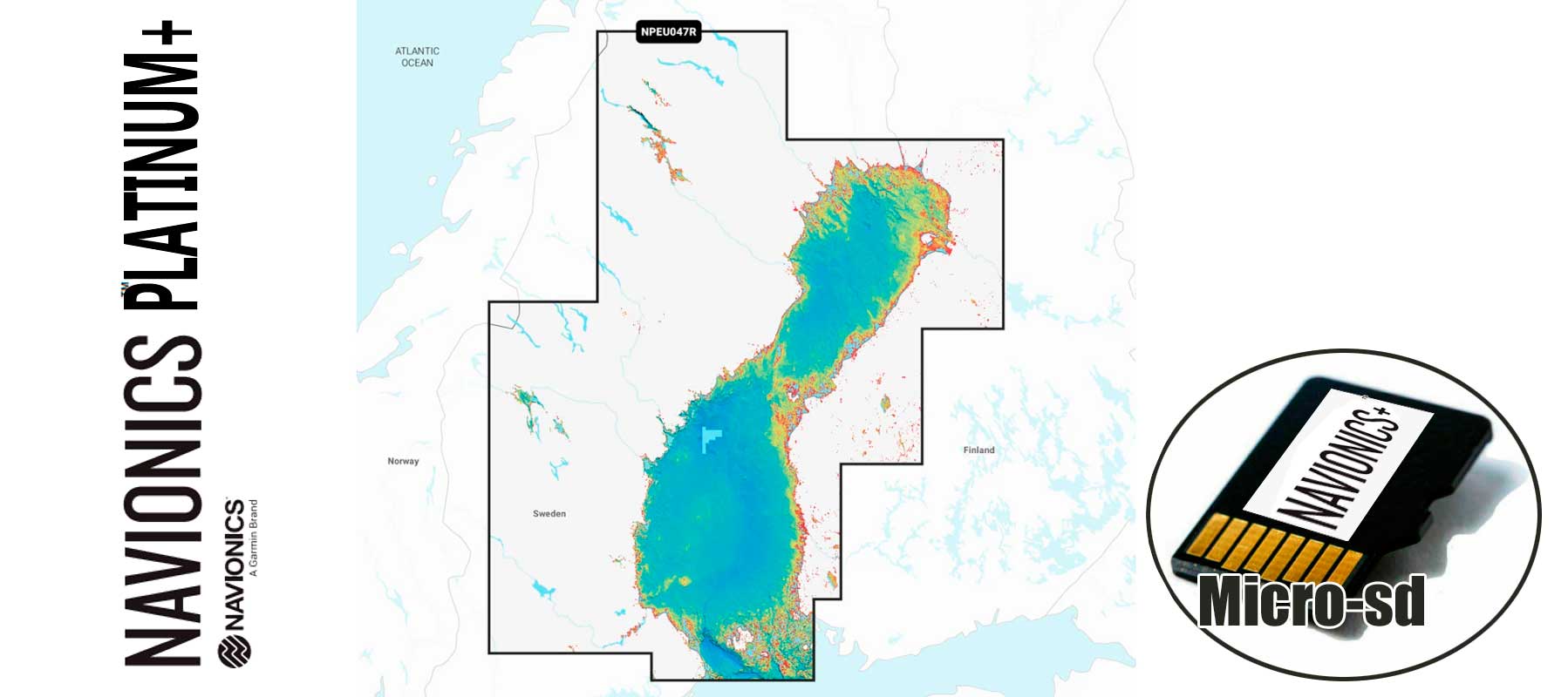 Navionics Platinum+ NPEU047R, Gulf of Bothnia