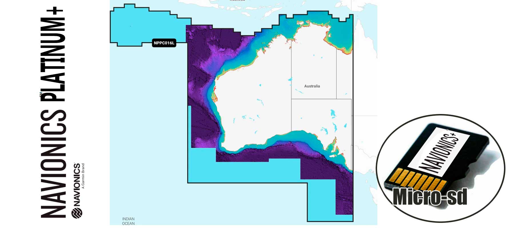 Navionics Platinum+ NPPC016L, Australia, West Cent