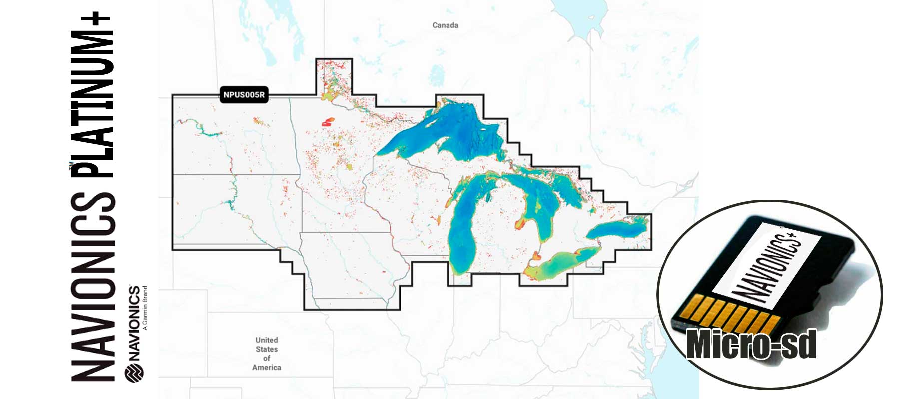 Navionics Platinum+ NPUS005R, U.S. North