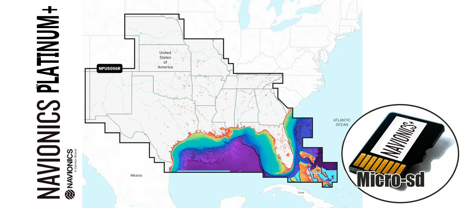 Navionics Platinum+ NPUS006R, U.S. South