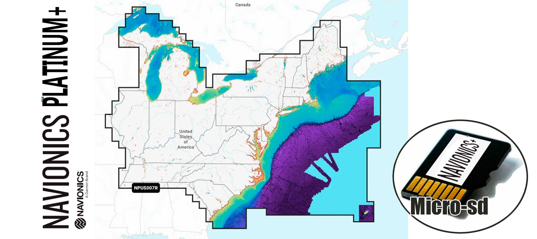 Navionics Platinum+ NPUS007R, U.S. East