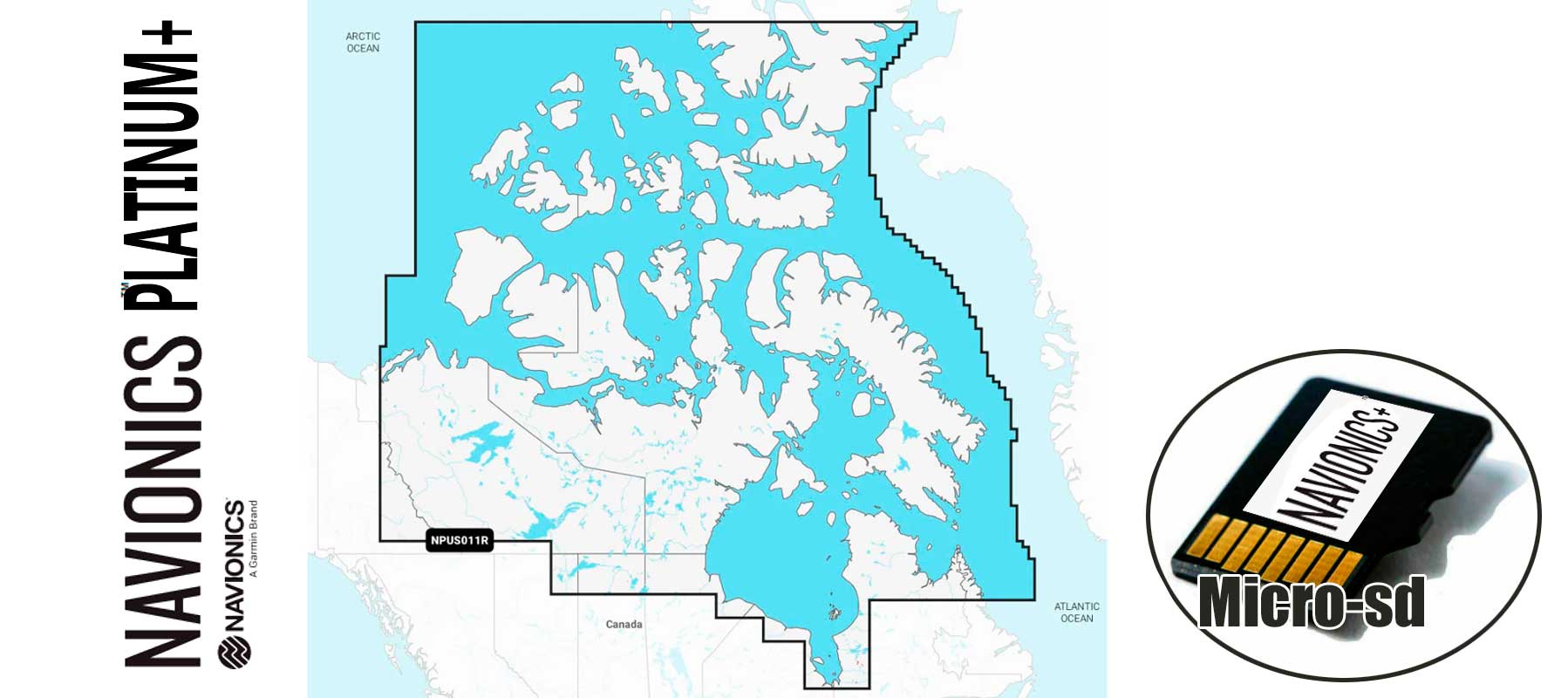 Navionics Platinum+ NPUS011R, Canada North