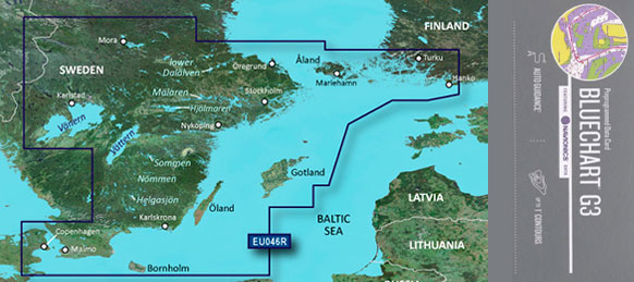 Bluechart G3 HXEU046R Sverige Syd