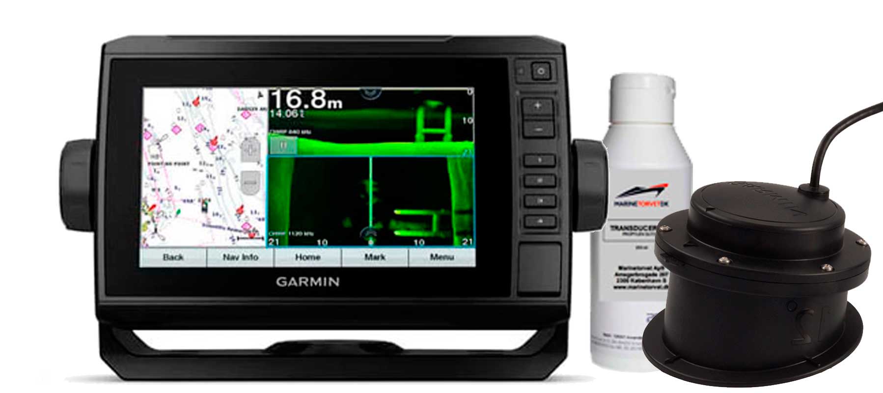 Garmin echoMAP UHD 72sv med GT15M-IH transducer