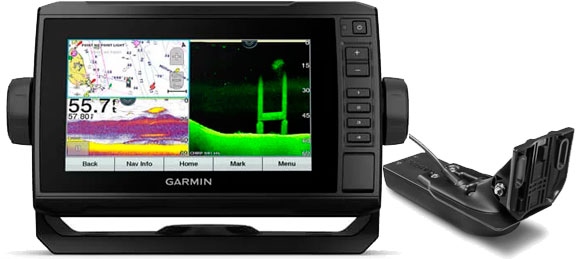 Garmin echoMAP UHD 72cv med GT24UHD-TM transducer